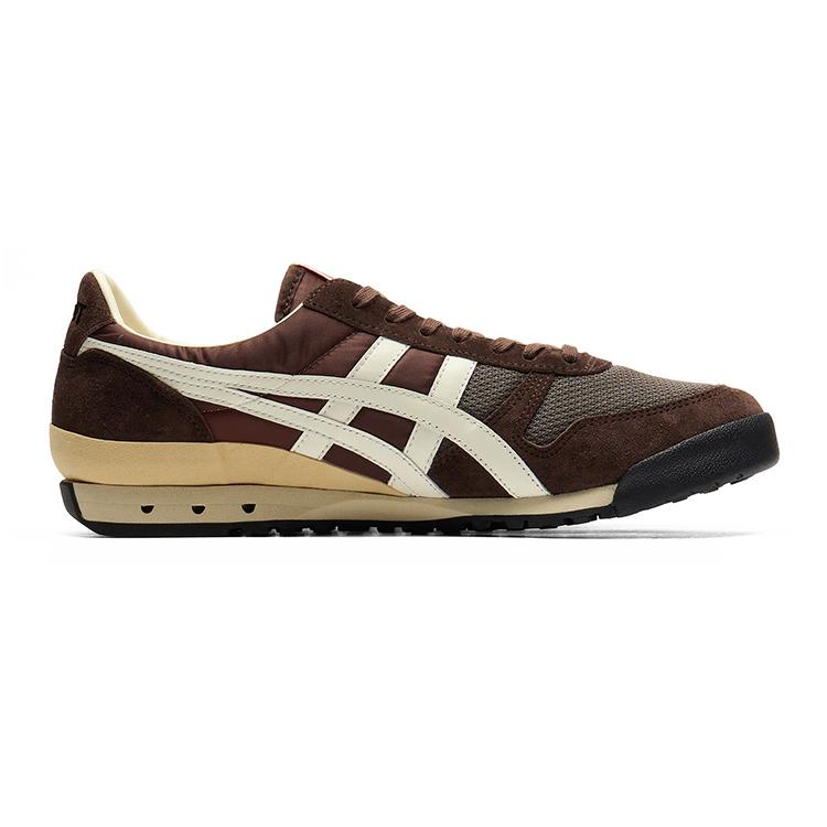 ONITSUKA TIGER Ультра 81 Износостойкие Низкие Повседневные Кроссовки Унисекс Коричневые 1183B536-201
