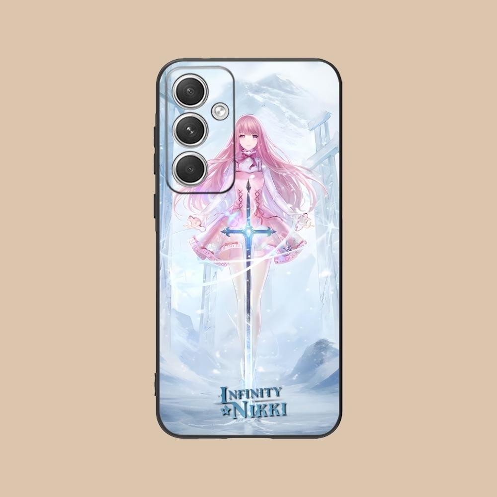Чехол для смартфона Infinity Nikki для Samsung Galaxy S24 S23 S22 S21 S20 S10 S9 Plus FE Ultra Lite Черный