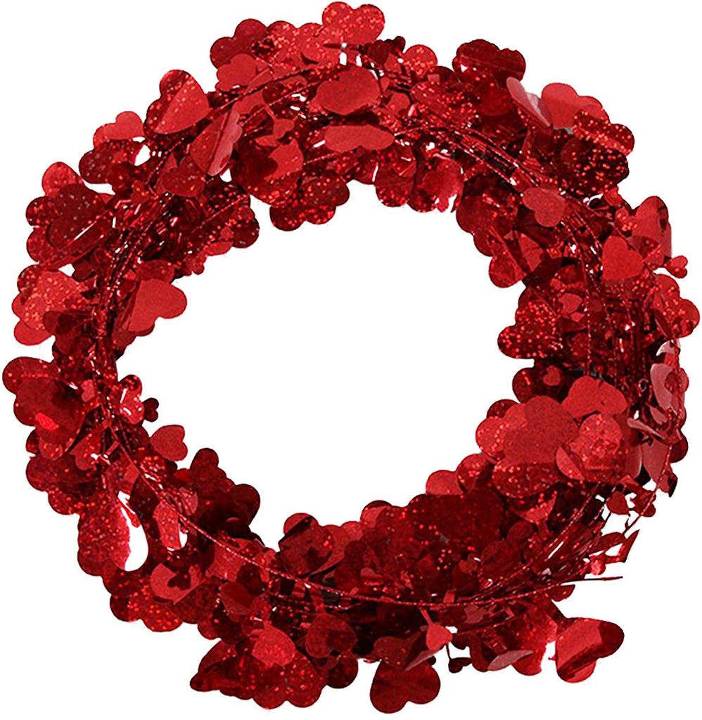 День святого Валентина Цветная полоса Украшение свадебной вечеринки Сердце любви