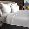 Простыня из хлопка 57 ниток 180х290 см UNI white, Soleil d'ocre