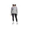 Under Armour Однотонная толстовка свободного кроя с капюшоном, женская толстовка с капюшоном, серая 1379495-012