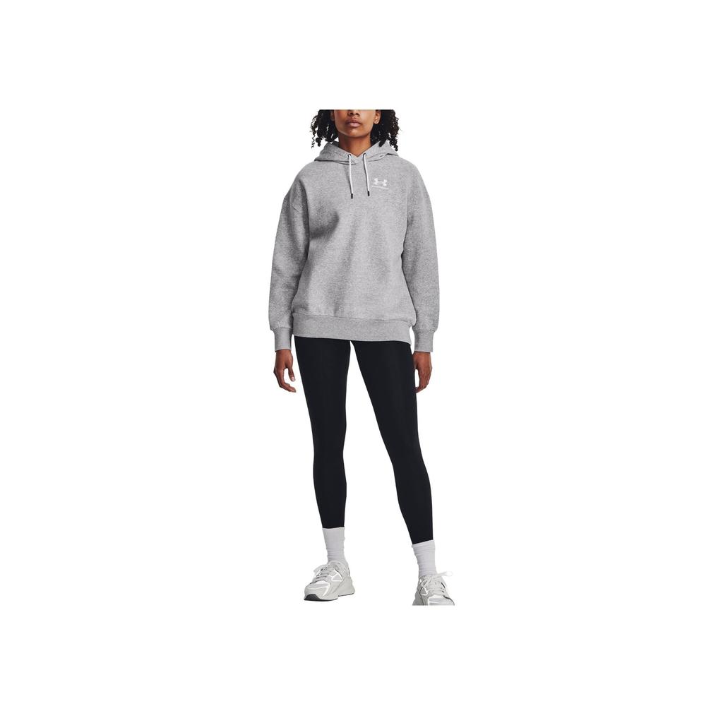 Under Armour Однотонная толстовка свободного кроя с капюшоном, женская толстовка с капюшоном, серая 1379495-012