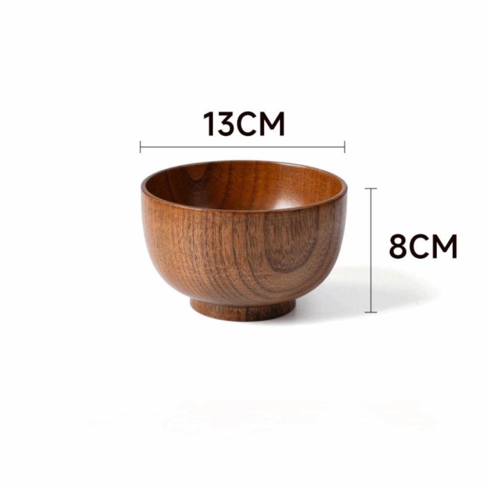 Japanese Style Wooden Bowls Handmade Crafts Wooden Utensils New Food Containers Tableware