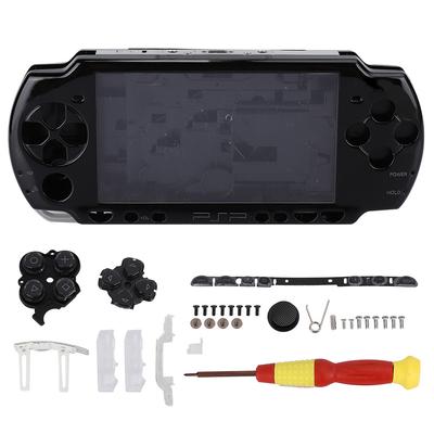 Сменный корпус для игровой консоли из АБС-материала с отверткой для консоли PSP2000, черный