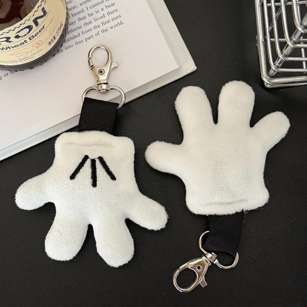 1/2 Pcs Creative And Wonderful Plush Glove Pendant Cute Keychain Bag Decoration Pendant