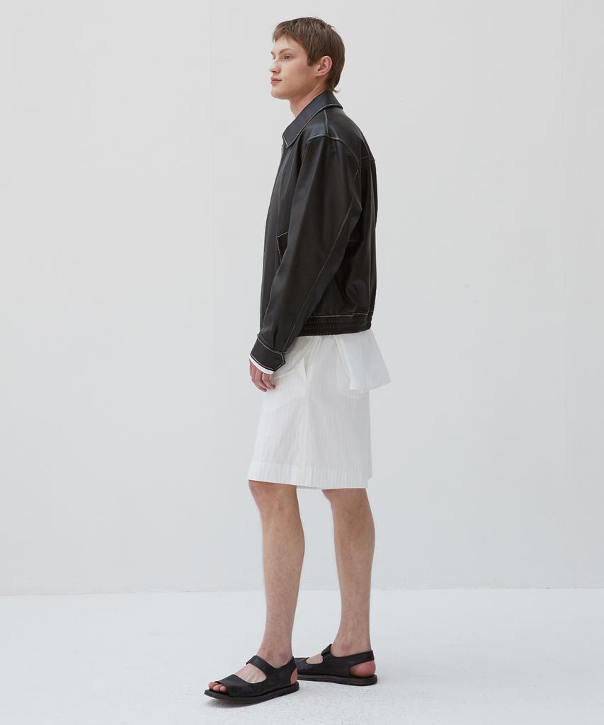 Verdemar Unisex European Lambskin Blouson_Black