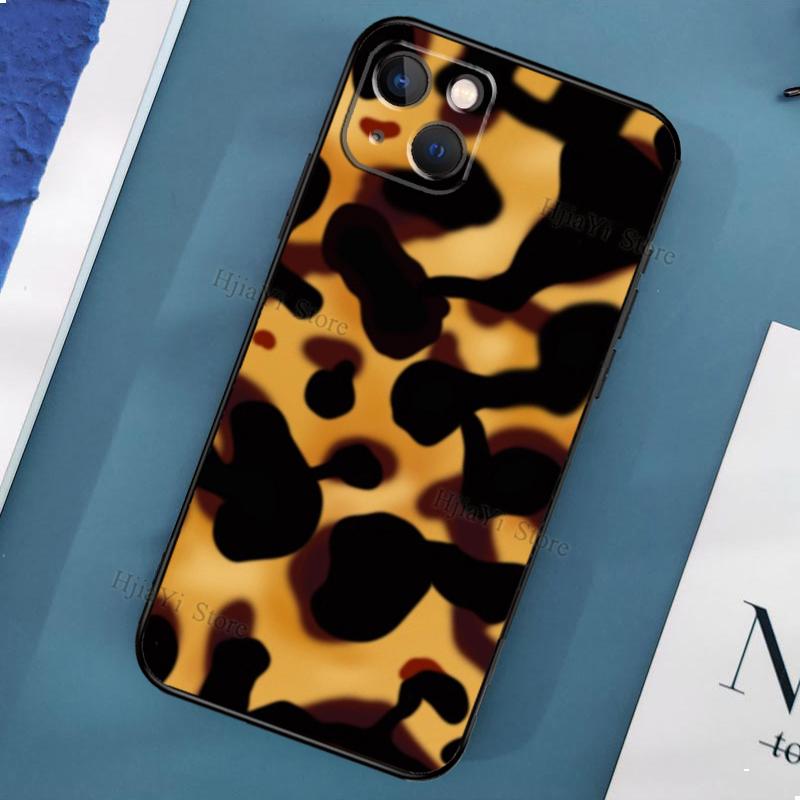 Черепаховый чехол Черепаховый чехол для iPhone 11 12 13 Pro Max Mini X XR XS Max 6 7 8 Plus SE 2020 задняя крышка телефона