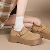 Versatile Small Man Increases the Height of Lazy Boken Shoes 2025 New Autumn Retro Single Shoes Popular Platform Birken Shoes Women