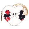 ПВХ-кожаный кошелек для монет Kate Spade, Дизайн в стиле Disney: Минни Маус и Микки Маус в форме сердца, Кошелек для монет, Мини-сумочка, Брелок, Шарм для сумки,