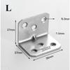 30 шт. угловых скоб из нержавеющей стали для шкафа, L-образные кронштейны, угловые крепежные скобы для мебели, угловые кронштейны