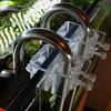 1 Acrylic Aquarium Tank Tube Holder Clip for 12mm/16mm , Mounted