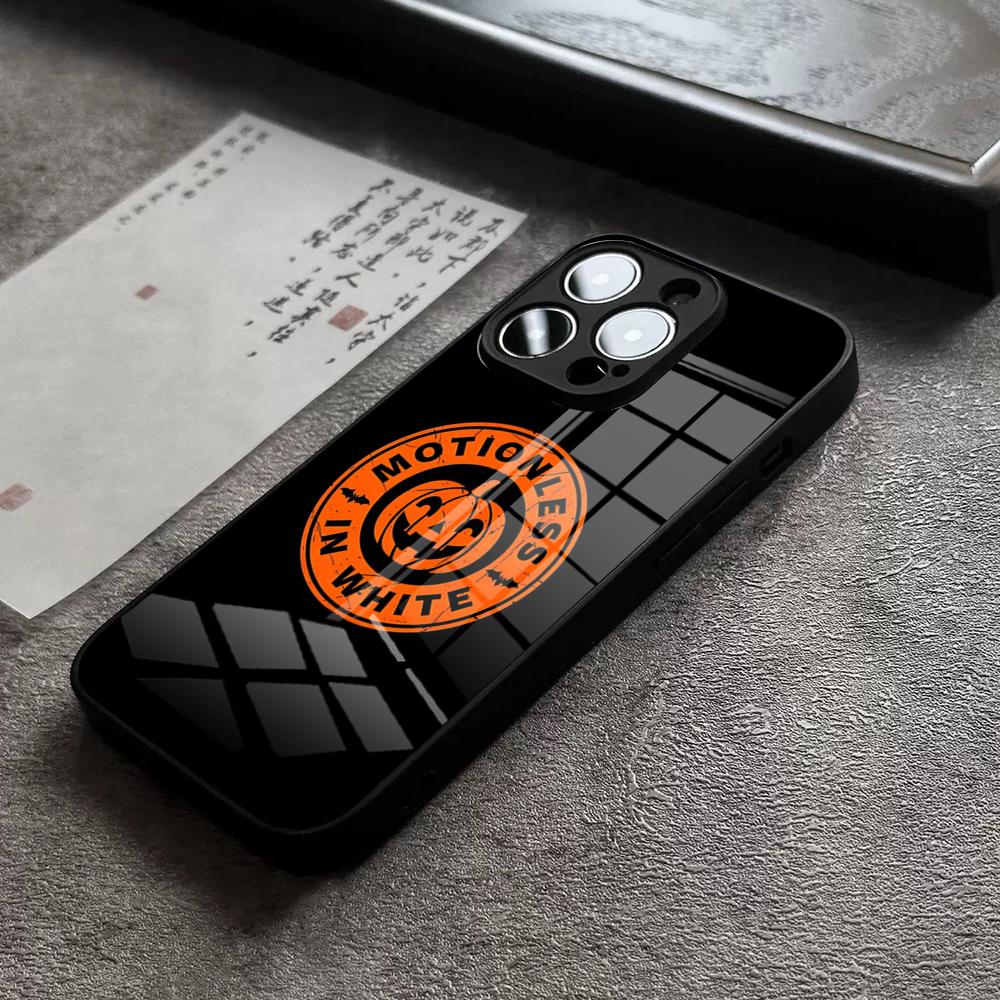 Band M-Motionless Phone Case For iPhone 18 17 16 Pro Max 15 Plus 14 Pro 12 11 13 Mini X XR XS Max SE Glass Cover