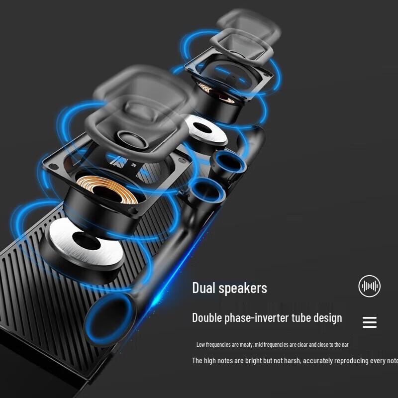 Philips Portable Desktop Speaker with Built-in Microphone