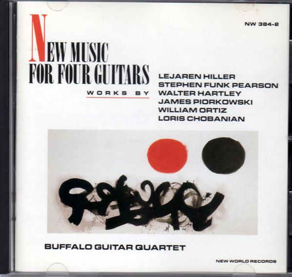 CD LEJAREN HILLER / STEPHEN FUNK PEARS - New Music For Four Guitars NW3842 New World Recor 1990 US Classical Used