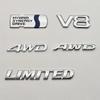 3D Металлическая Наклейка на Автомобиль HYBRID SYNERGY DRIVE V8 LIMITED AWD 4WD Логотип Значок Крыло Багажник Шильдик Для RAV4 Camry RS Аксессуары