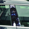 Cool Anime Animal Wolf Eagle Bear Duck Car Waterproof Stickers Auto B Pillar Sticker Car Doors Pillar Decals Accessories