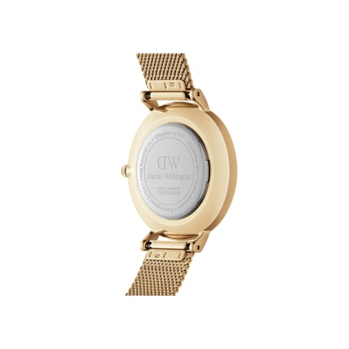 [Official Shop/2-Year Warranty/Authentic Import] Daniel Wellington DW Women's Petite Emerald 32mm Watch, Stylish Brand Metal Watch In Gold and Green,