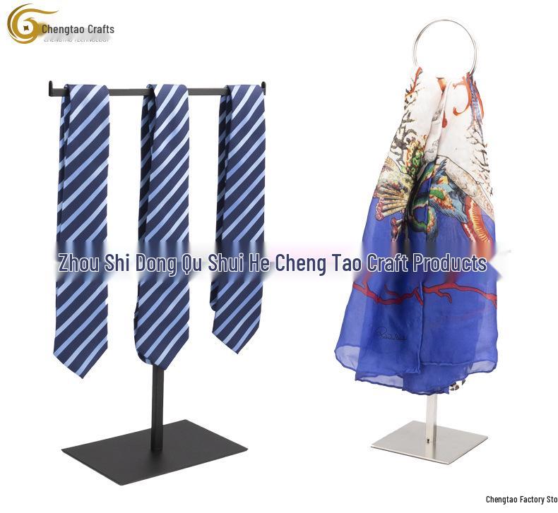 Т-образная подставка из нержавеющей стали для демонстрации сумок и шарфов