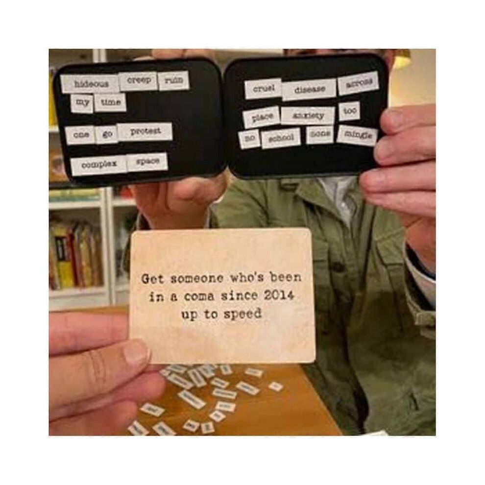 Ransom Notes - The Ridiculous Word Magnet Party Game, 3+ Players