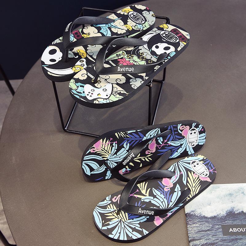 Модные мужские летние шлепанцы пляжные сандалии нескользящие повседневные туфли на плоской подошве тапочки Zapatos Chanclas De Hombre Chaussure Homme