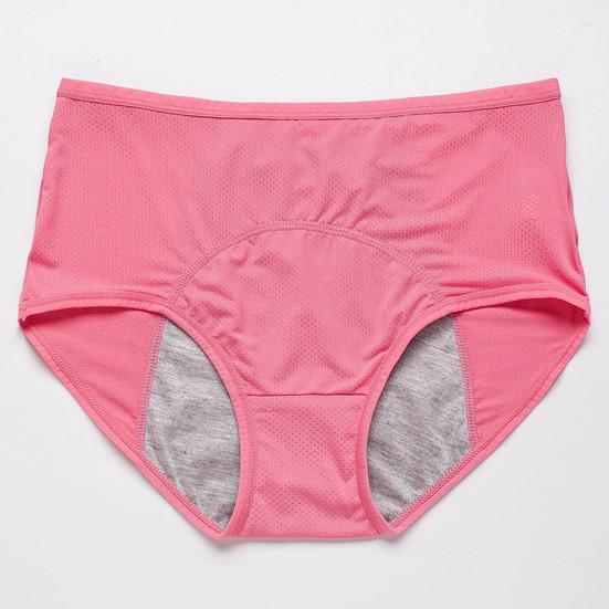 Chic Lady Panties Solid Color Anti-septic Underwear Quick Dry Lady Panties for Work