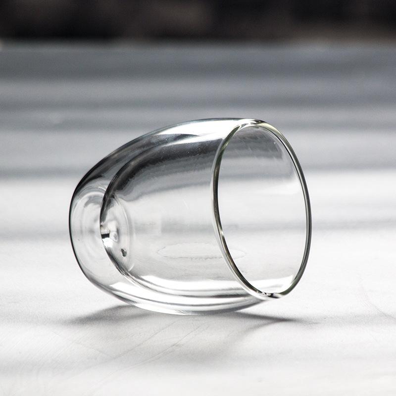 80-650ml Double Wall Glass Mug Resistant Tea Beer Mug Coffee Milk Lemon Juice Cup Drinkware Lover Coffee Cups Gift Creativity