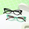Cat'S Eye Reading Glasses Trendy Reading Glasses Triangular Cat'S Eye Reading Glasses