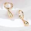 European & American Retro Water Drop Pendant Earrings - Simple, Fashionable Ladies' Earrings