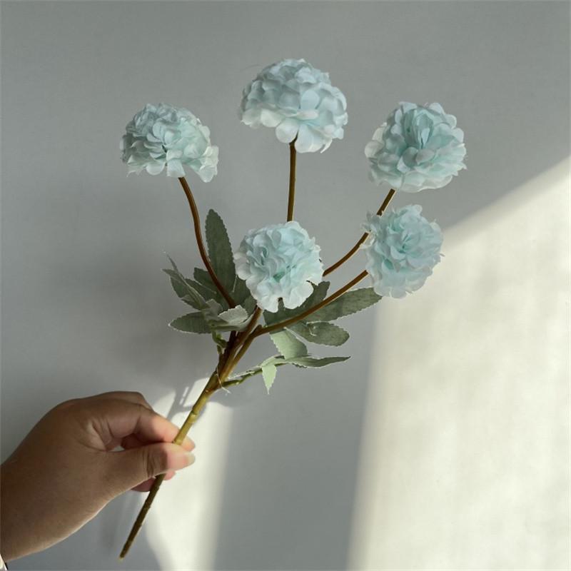 5 головок хризантем для пинг-понга, искусственные цветы, предметы интерьера, искусственные цветы, мягкие украшения, украшения для гостиной, цветочные украшения для свадьбы