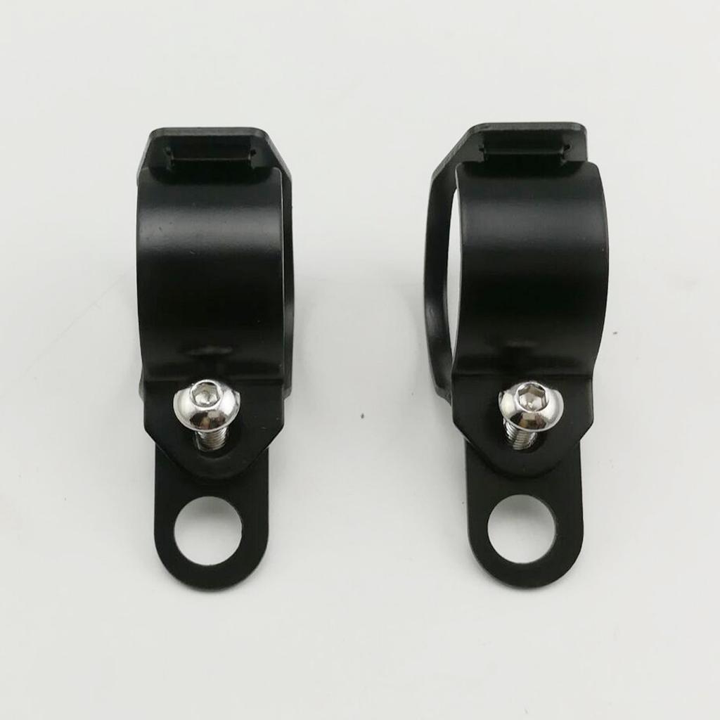 HANSWD1 пара металлических мотоциклетных модификаций указателей поворота, кронштейн-зажим 30~45 мм (черный)