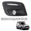 Front Bumper Fog Light Grille Right Side Replacement for Citroen Berlingo Peugeot Partner