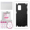 apgo Protective Skin Sticker for the Back+sides Compatible with Realme Narzo 30 5G, Full Wrap Film, Foil, Vinyl - Pattern Black Honeycomb