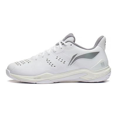 Кроссовки для бадминтона Li Ning Yun Ting с амортизацией и дышащими свойствами, унисекс, белые, AYAS028-2