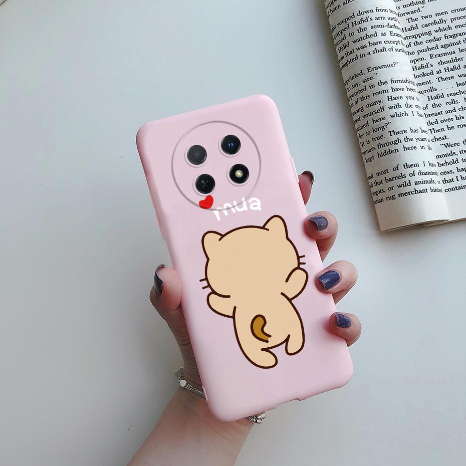 Чехол для Huawei Nova Y91 2023, милый мультяшный кот, Funda, мягкая силиконовая задняя крышка для Huawei NovaY91 Y 91 STG-LX1 STG-LX2, чехол для телефона