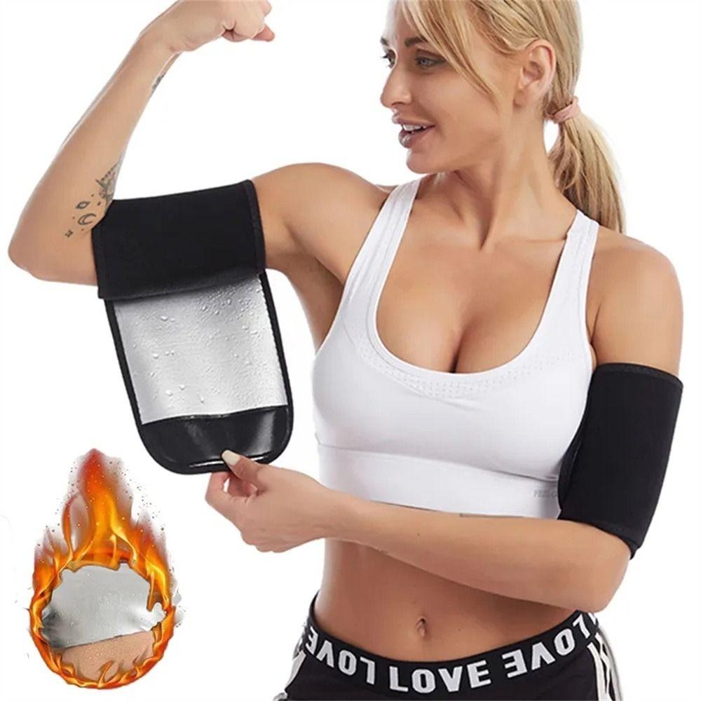 Sauna Sweat Arm Shaper Bands Slimming Sleeves Arm Sweat Band Body Warmer Arm Trimmers  Weight Loss
