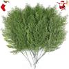 Artificial Pine Cypress Sprigs Branches Garland DIY Wreath Faux Cedar Spray Cedar Twig Stems ChristmasTree Wedding Decorations