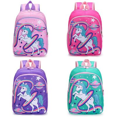 Unicorn Schoolbag Kids Дети Двойные плечевые школьные сумки мультяшный рюкзак водонепроницаемые модные рюкзаки большая сумка для книг