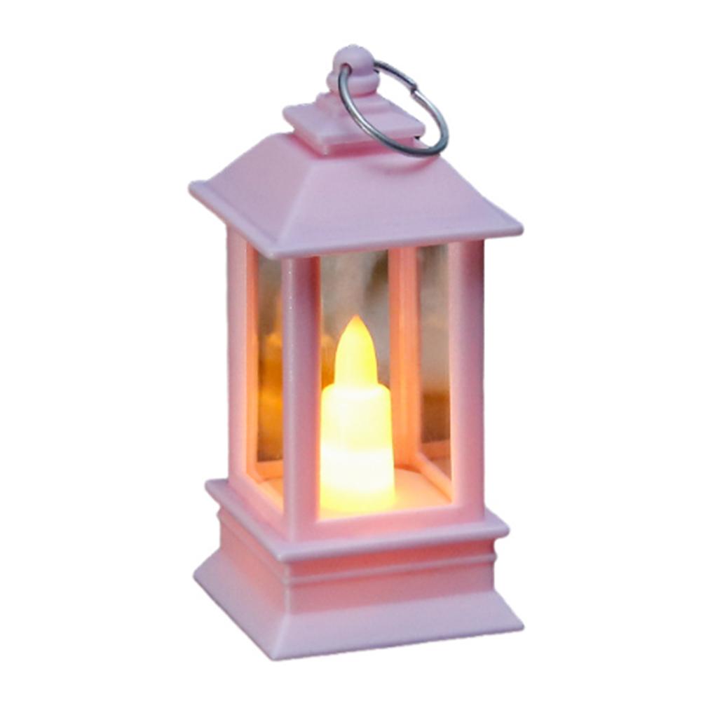 Flameless LED Electronic Candle Light Retro Outdoor Hanging Small Lanterns  Party Supplies