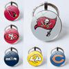 Ключница-брелок NFL Time Gem с логотипами 32 команд, подвеска-венок