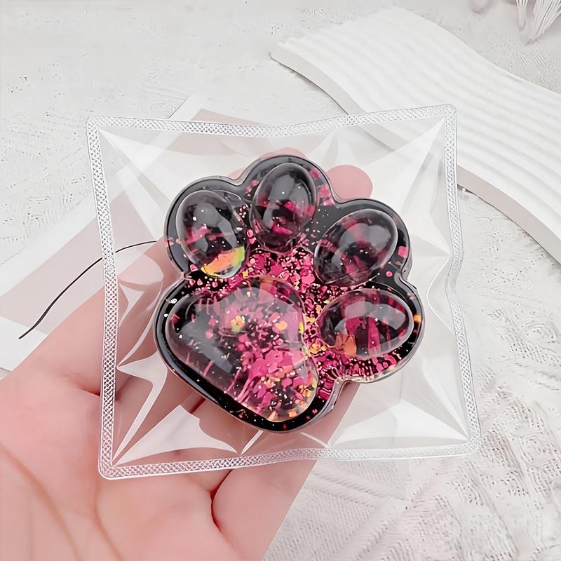 1pc Cosmic Star System Cat Compression Toy - Glittering Sequined Cat Claw Toy, Dazzling Starry Cat Claws, Soft and Slow