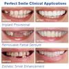 1 пара верхних и нижних временных косметических зубов для улыбки, удобная посадка, зубной протез, косметическая наклейка