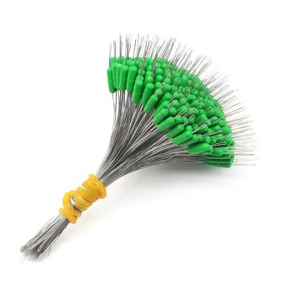 300 шт., овальный силиконовый поплавок для рыбалки, разъем для космических бобов, леска