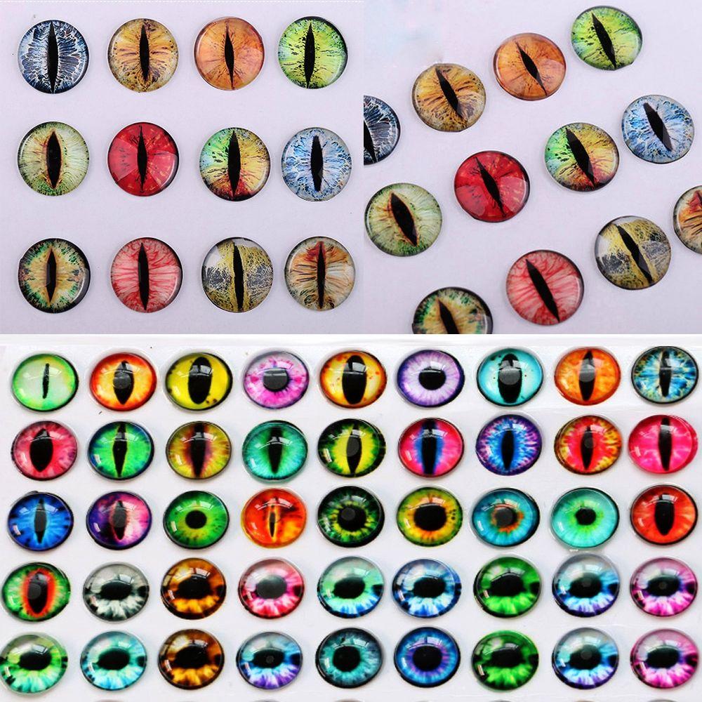 20pcs Hot Accessories Toy Dinosaur Time Gem DIY Crafts Glass Dolls Eyes Eyeballs