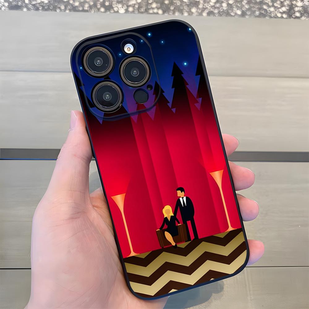 Добро пожаловать в Твин Пикс Чехол для телефона для IPhone 18 Pro Max 17 Pro 16 15 14 Plus 12 13 11 Ударопрочный Мягкий Чехол