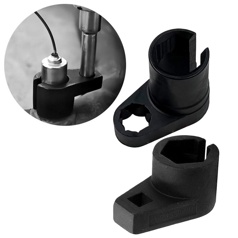 22MM Lambda Offset Oxygen Sensor Socket Wrench O2 Tool Kit Set Adapter Engine Wrench Oxygen Sensor Socket Removal Tools