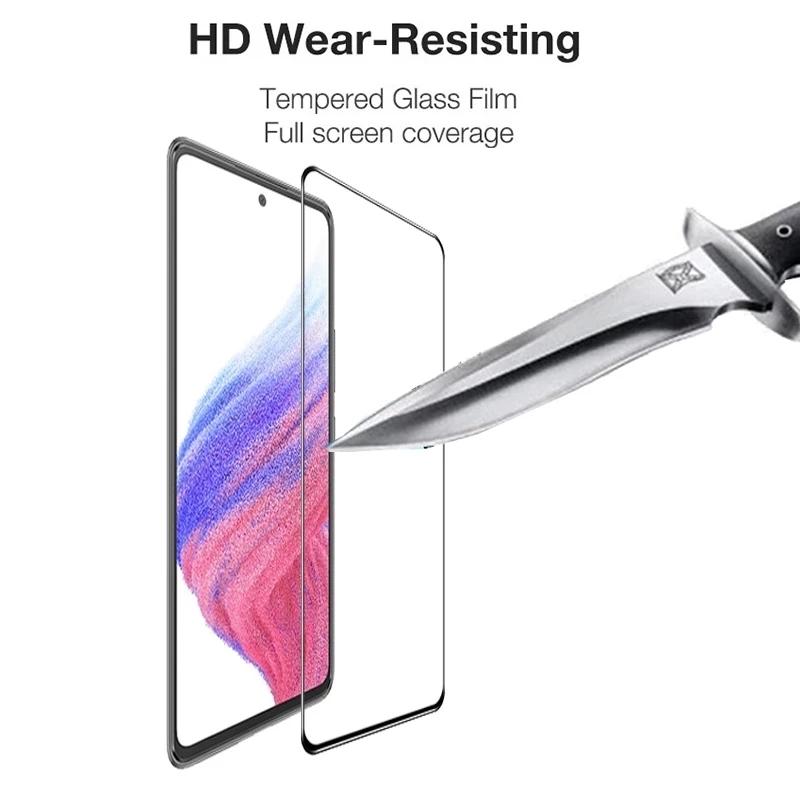 Закаленное стекло для Samsung Galaxy A53 A33 A73 5G Защитная пленка для экрана Защитное стекло для Samsung A23 A22 A22S A52S A13 A03 A03S переднее стекло