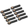10pcs RC Tie Rod End Plastic Material Black 2.5mm Aperture 23mm Height Ball Head Holder Tie Link Rod End for 1 10 RC Car