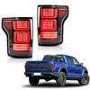 VLAND 1 Pair Full LED Dynamic Tail Lights Clear Lens IP67 Proof LED Tail Lamp