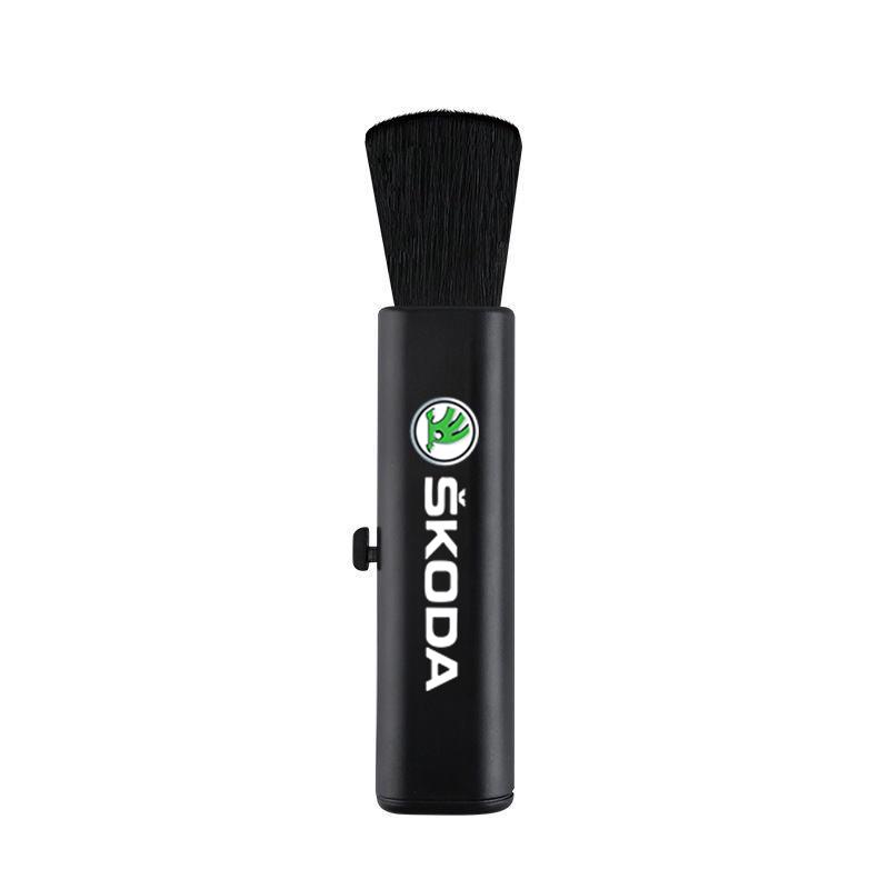 Car Cleaning Tool Soft Brush Dust Remover Interior RT28 Accsesories For Skoda Octavia A5 A7 RS Fabia Superb Rapid Kodiaq Karoq Clean