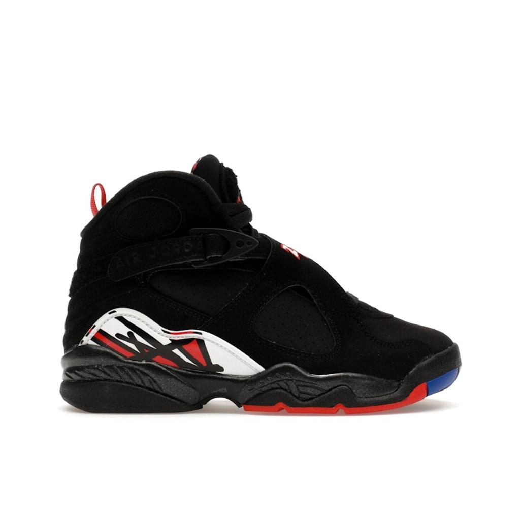 Air Jordan 8 Retro GS Playoff 2023 Kids Sneakers Black True-Red White 305368-062